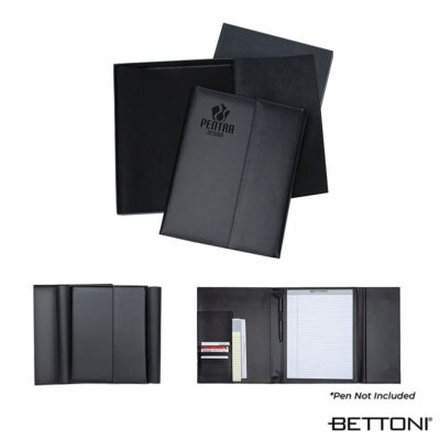 Bettoni Atrani Bonded Leather Letter Size Padfolio-1